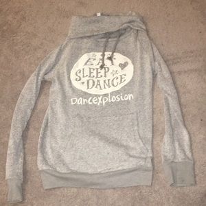 Grey “eat, sleep,dance” sweatshirt